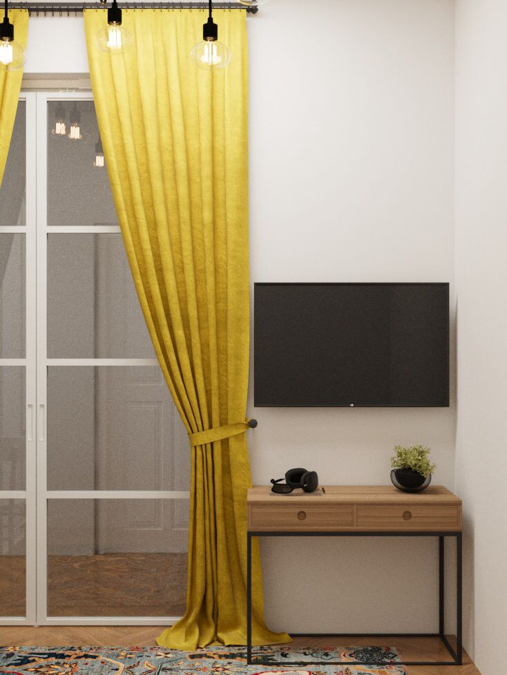 Дизайн-проект трехкомнатной квартиры 53 квм.