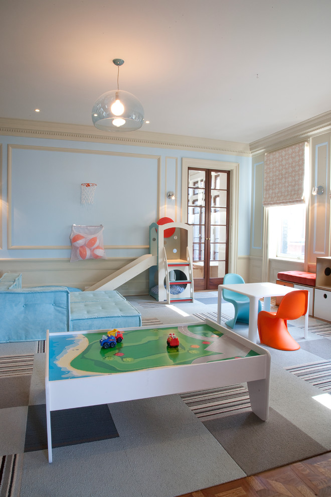 Inspiration for a contemporary kids' room in New York.