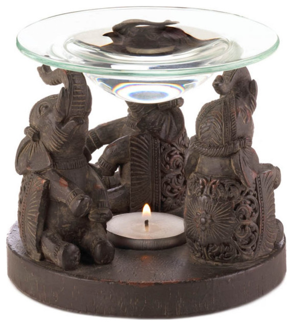 Elephant Oil Warmer - Contemporary - Home Fragrances - by VirVentures ...