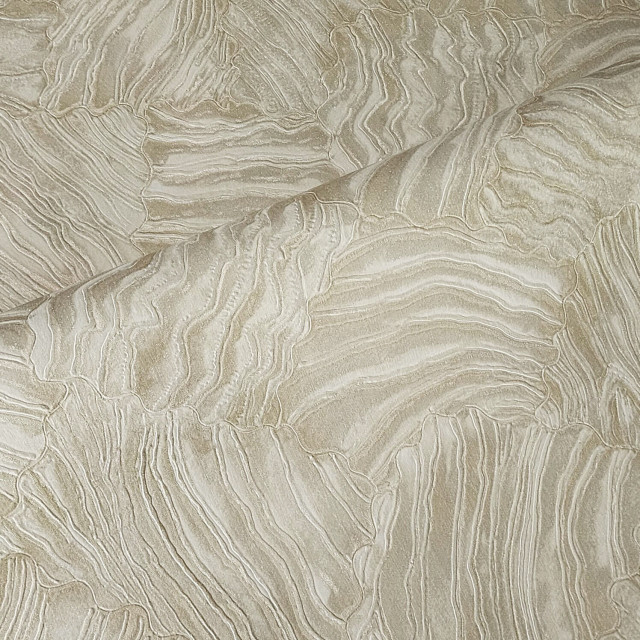 Yellow beige gold metallic glitter textured shell tile faux plaster ...