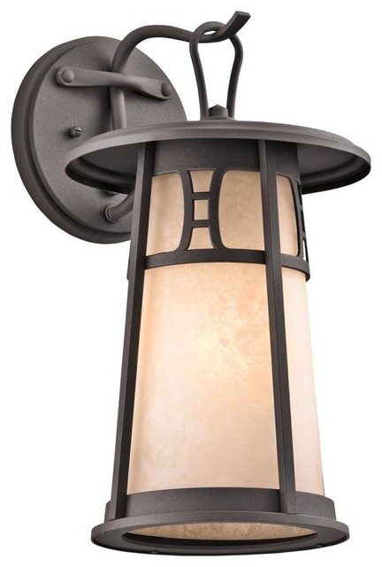 Kichler Lighting - 49301AZT - Oak Bluffs - One Light Outdoor Wall Lantern