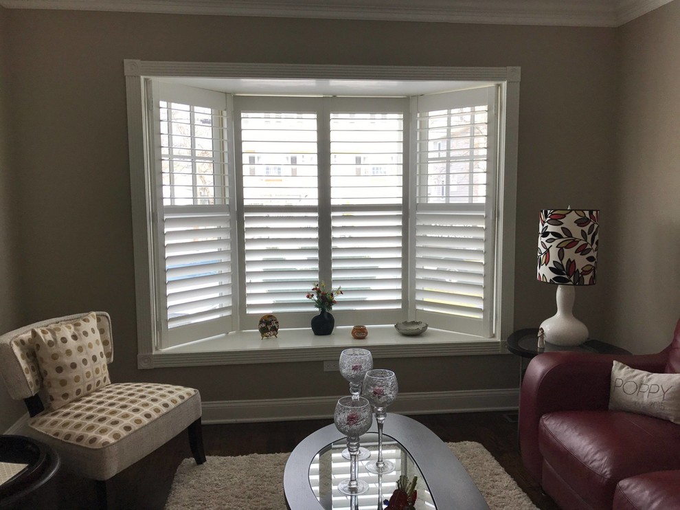 Bay Window Plantation Shutters