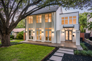 Cape Cod Modern - Clásico renovado - Fachada - Dallas - de Tanner Homes