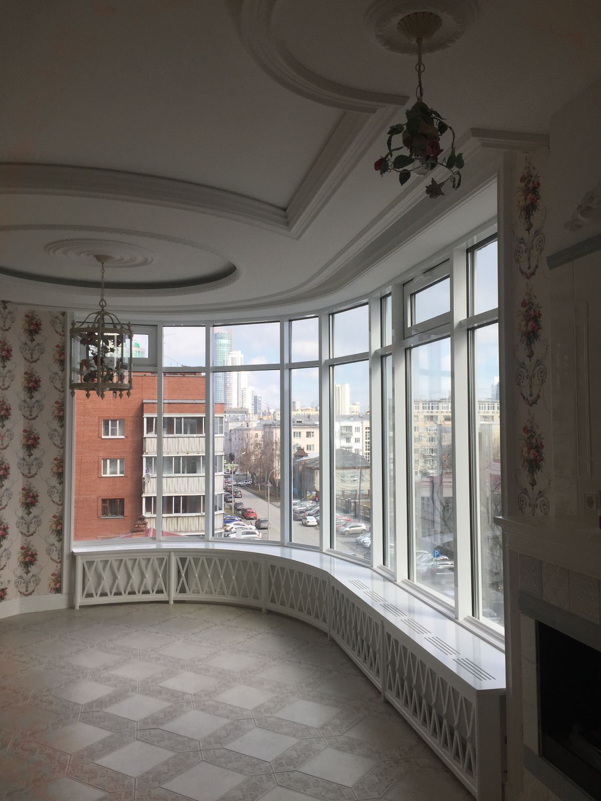 квартира в французском стиле в процессе декорирования