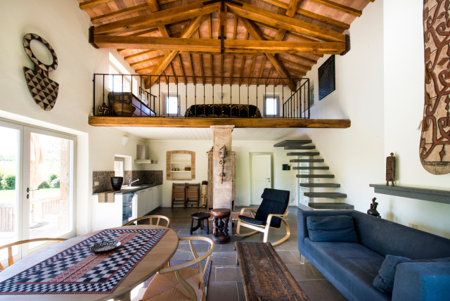 Casale degli Archi country-living-room