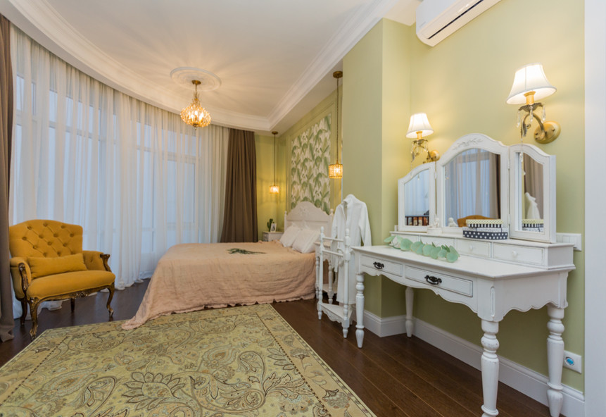 Оливковая спальня. Реализованный проект