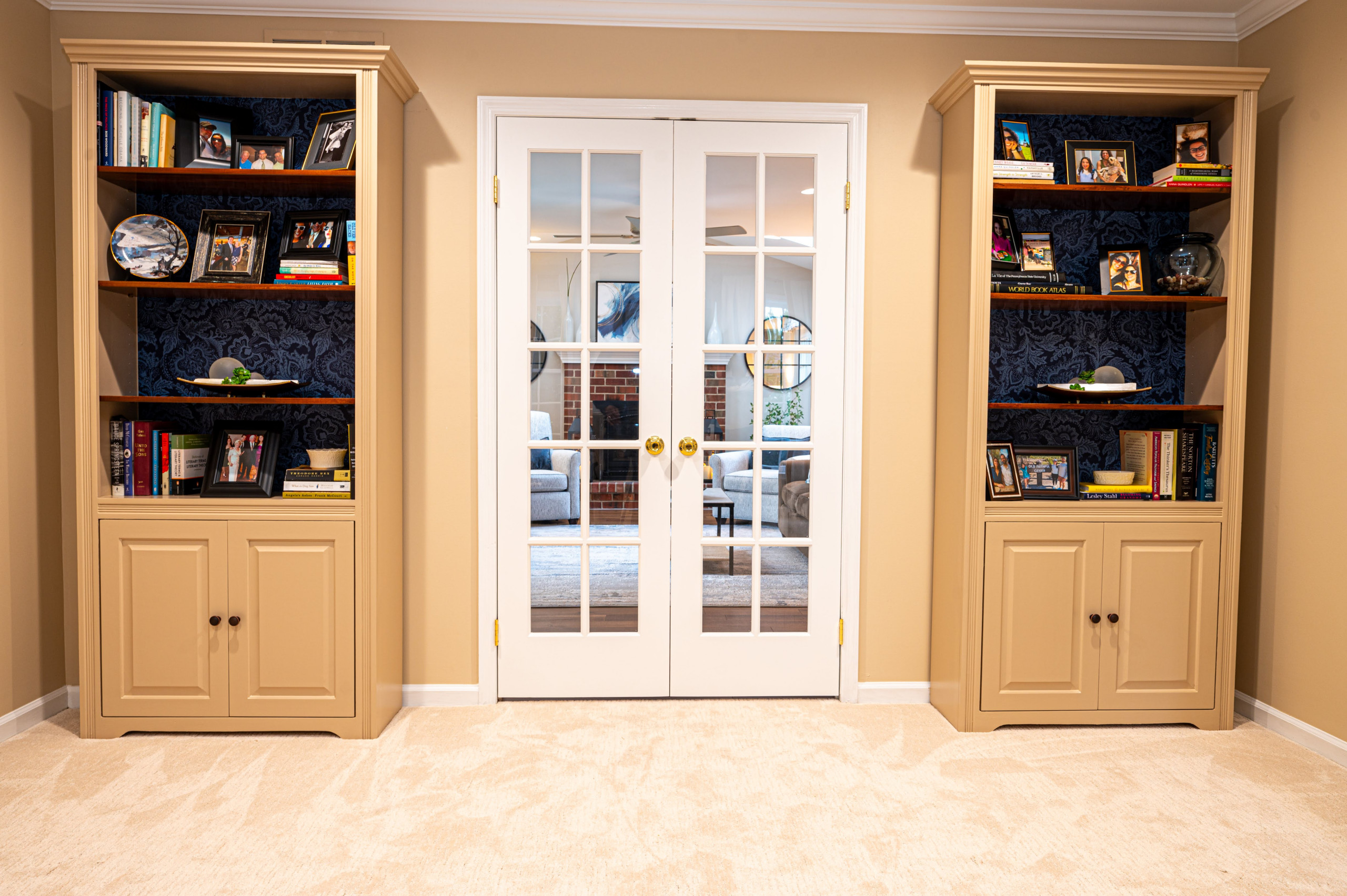 Family Room/Living Room Design and a Kitchen Refresh