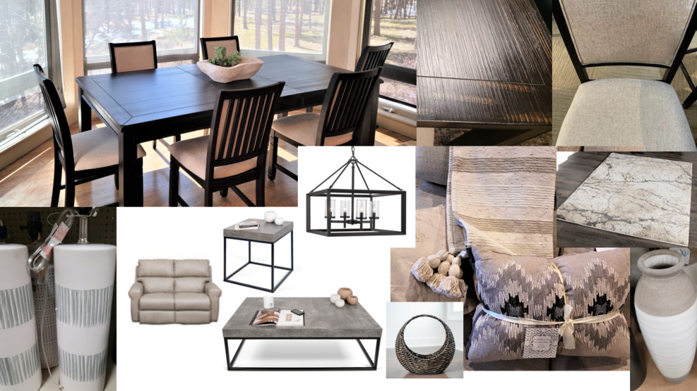 Transitional home design photo in Denver