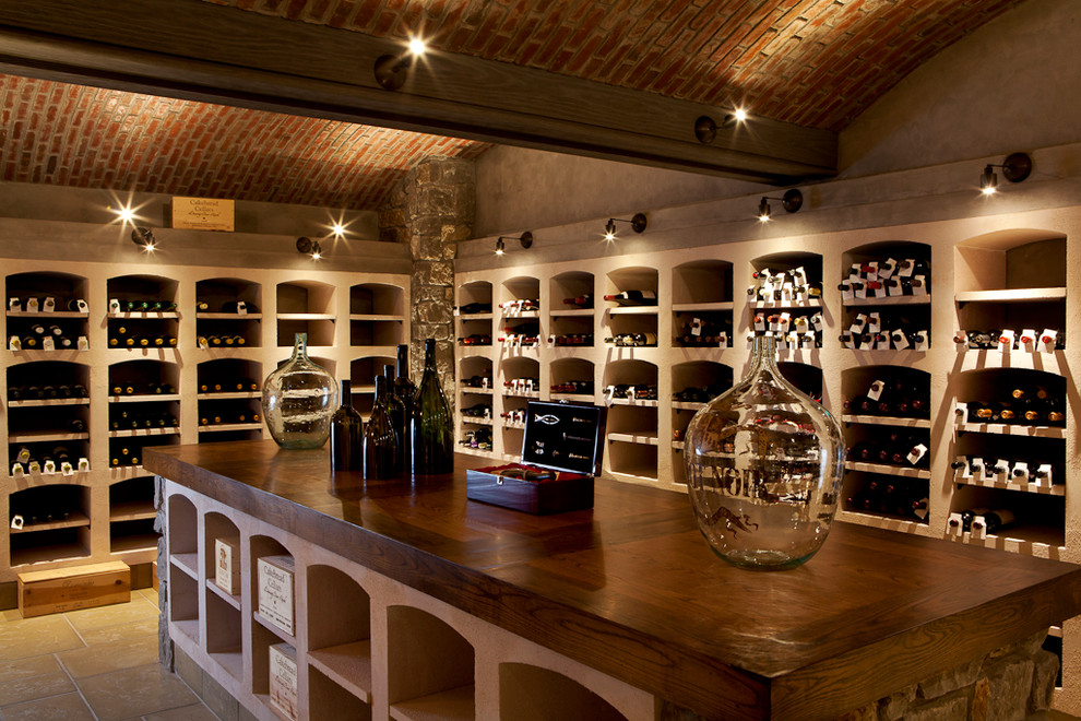 Inspiration for a traditional wine cellar in Other.