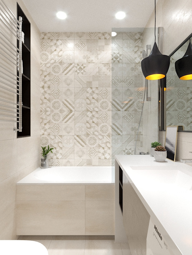 Дизайн проект однокомнатной квартиры 42 кв.м