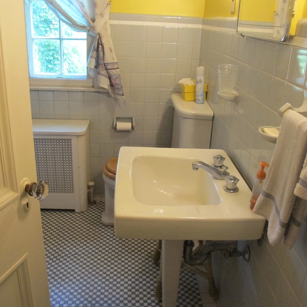 Need help with small hall bath for 2 young boys!