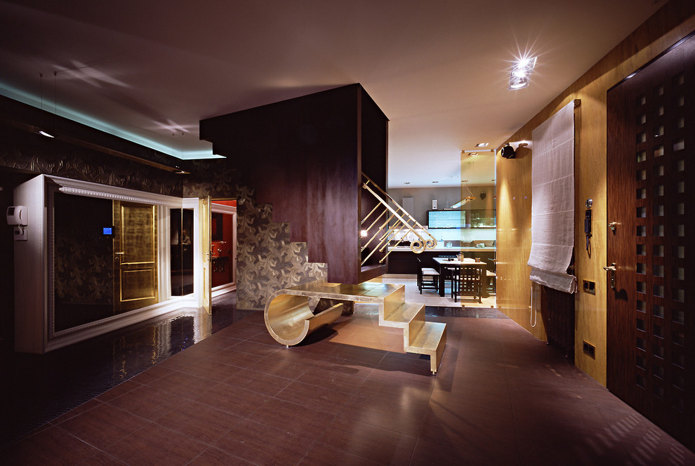 Двухуровневая квартира в стиле «Ар-деко»