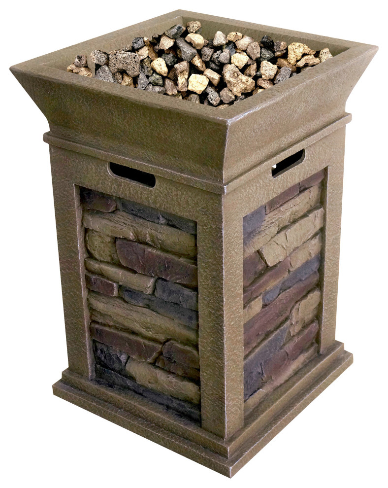 Bond Alpine Gas Fire Bowl Transitional Fire Pits by GHP GROUP