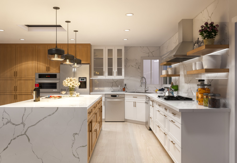Interior Remodel, Los Altos - Modern - Kitchen - San Francisco - by The ...