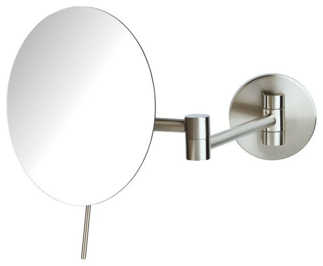 Sharper Image 7 75 Wall Mirror With 5x Mag Contemporary Sharper Image 7 75 Wall Mirror With 5x