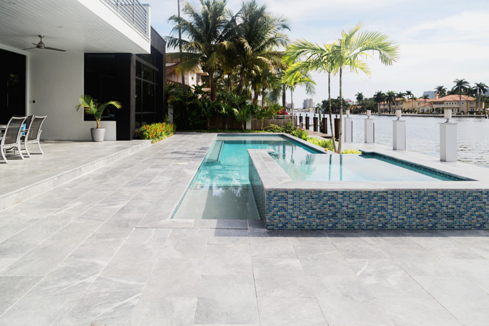 Swimming pool in Miami.