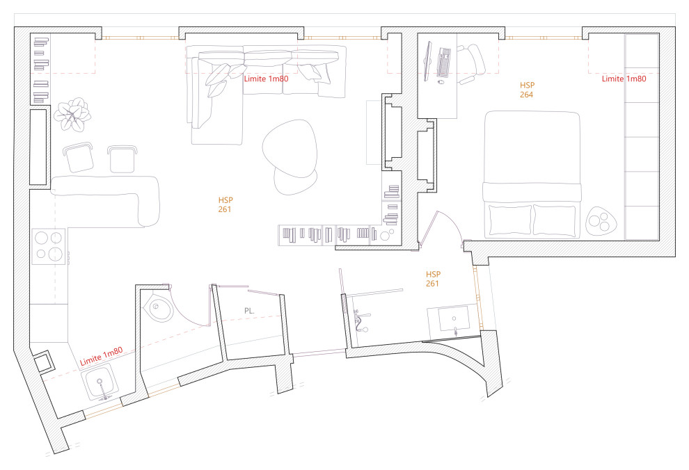 Projet (Option 2) - Plan d'aménagement