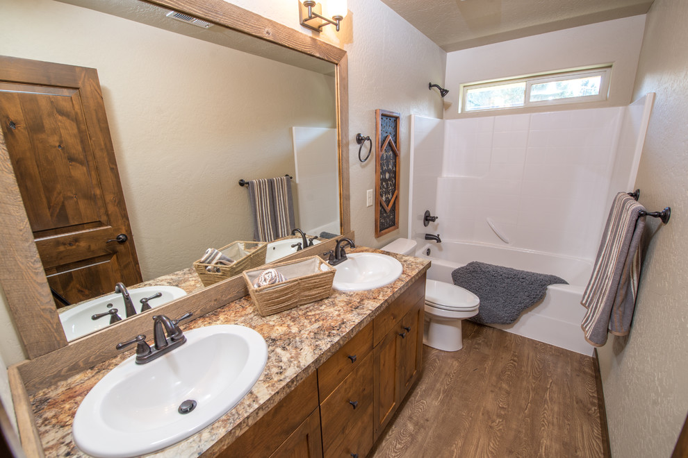 Home design - rustic home design idea in Seattle