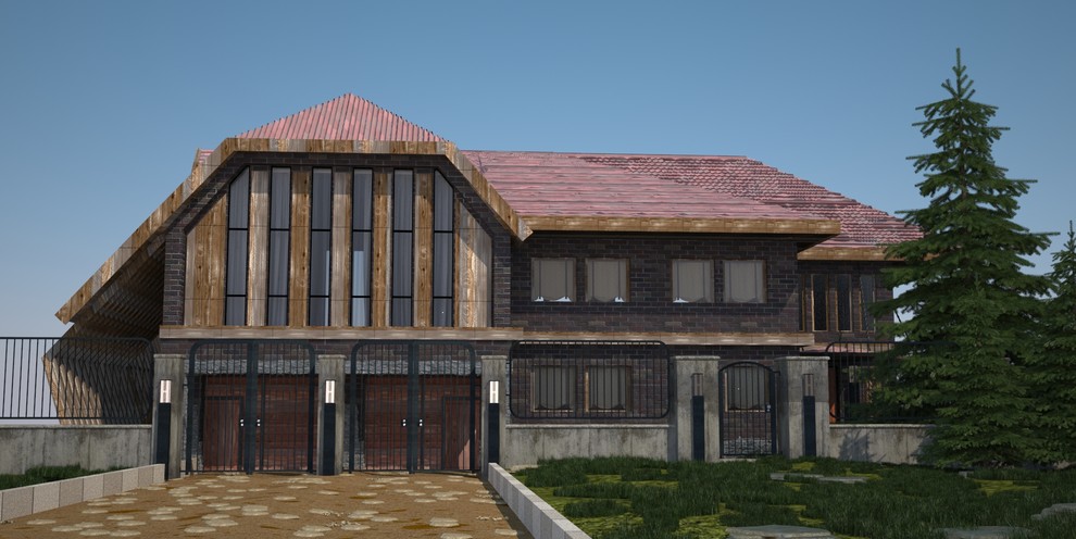 визуализация главного фасада