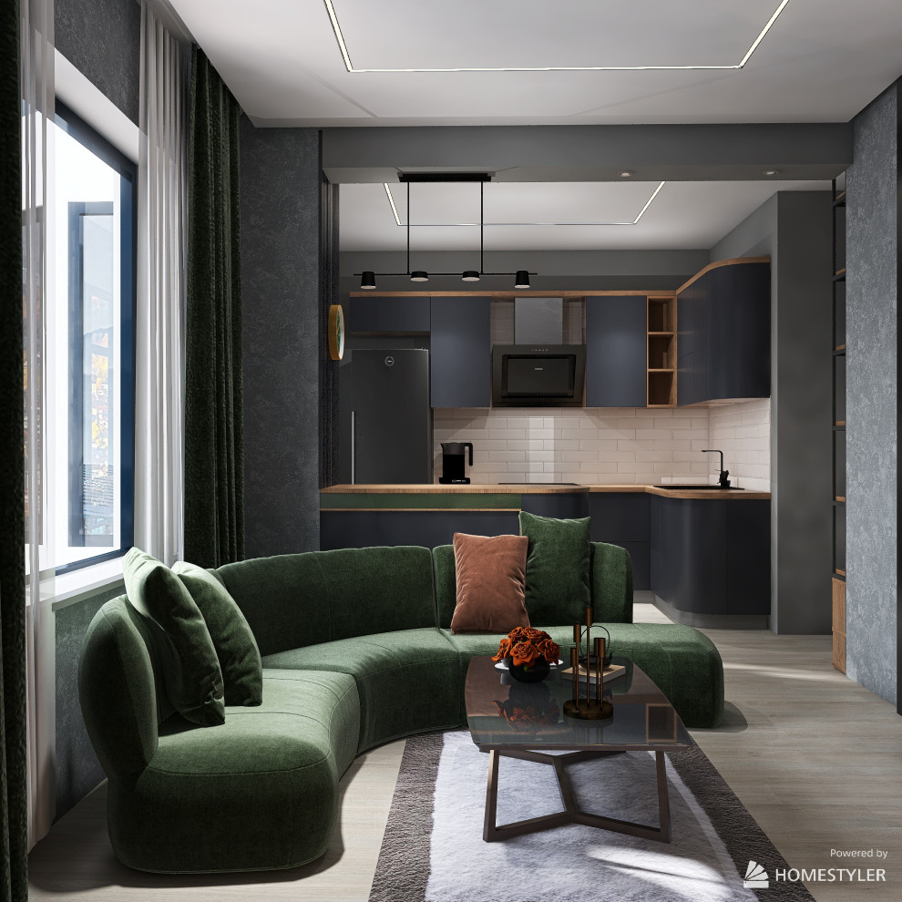 Двухкомнатная квартира , 63 м2