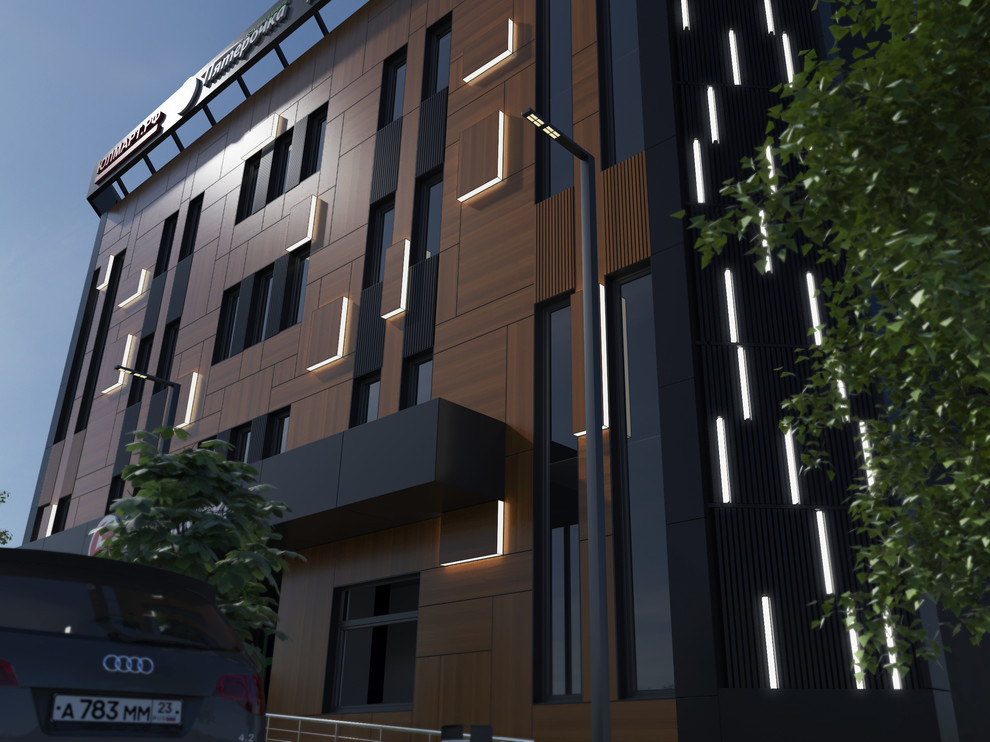 Торговый центр в поселке Новомихайловский