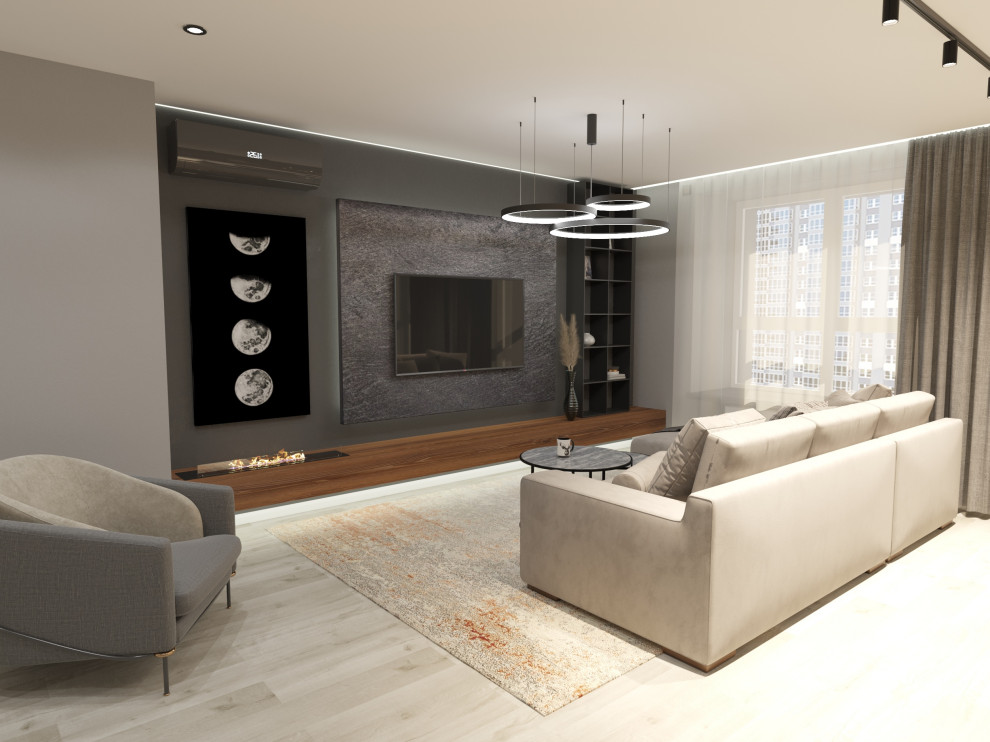 Кухня-гостиная для молодой семьи