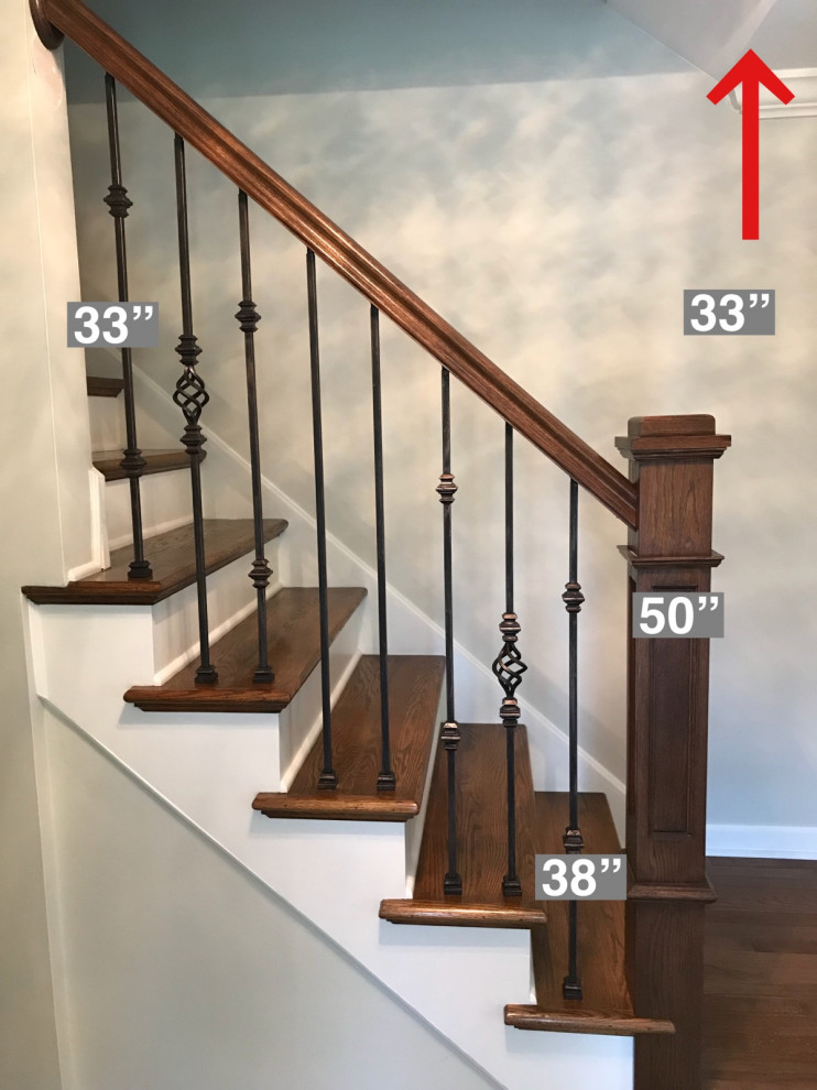 Height of balusters not the same