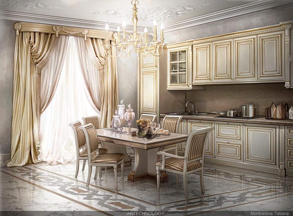 2DВизуализация кухни и детской (архитектурная мастерская Artechnology)