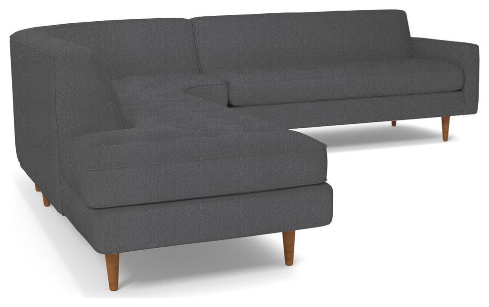 Monroe 3Piece Sectional Sofa Midcentury Sectional Sofas by Apt2B