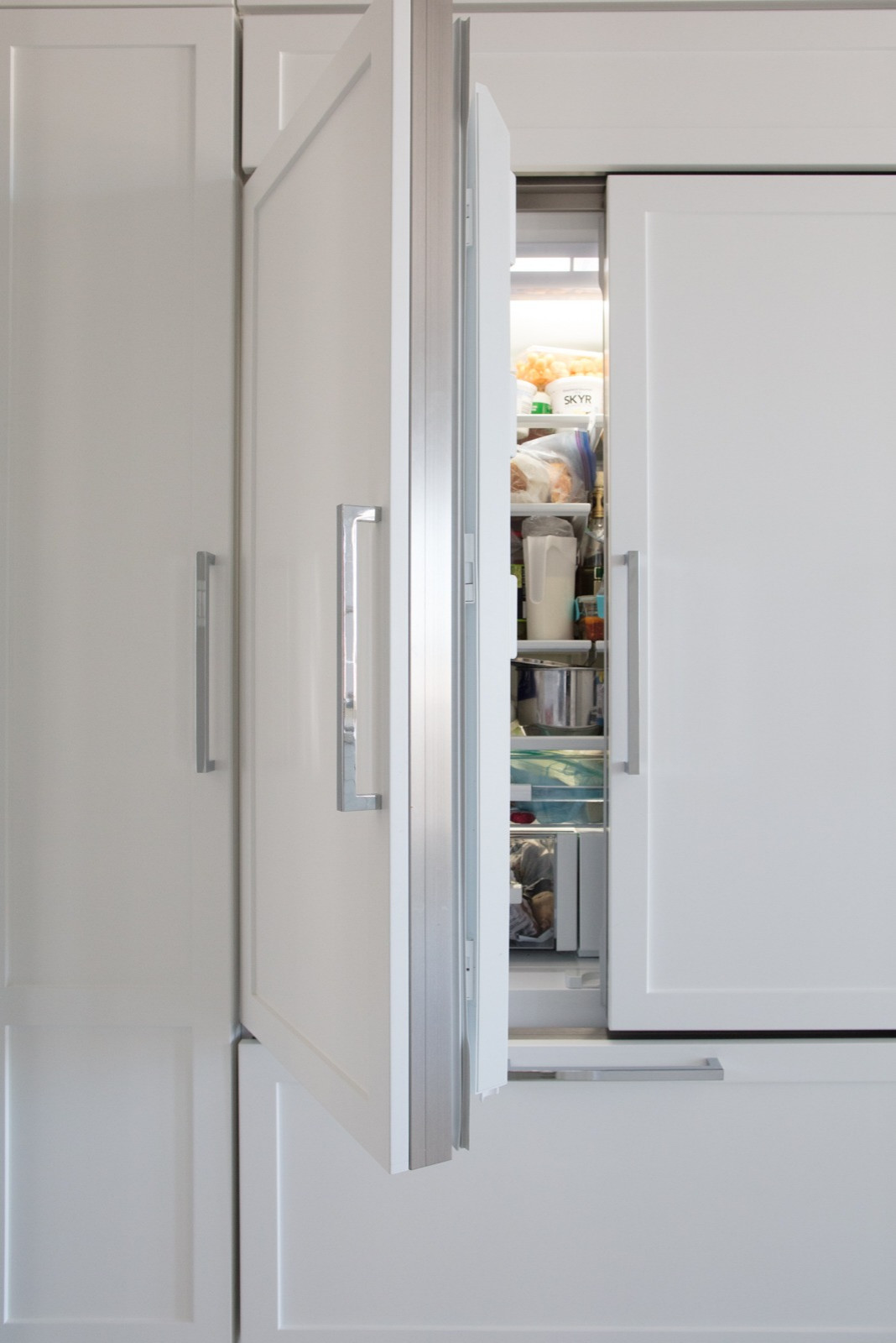 Кухня МДФ белая эмаль Сочи