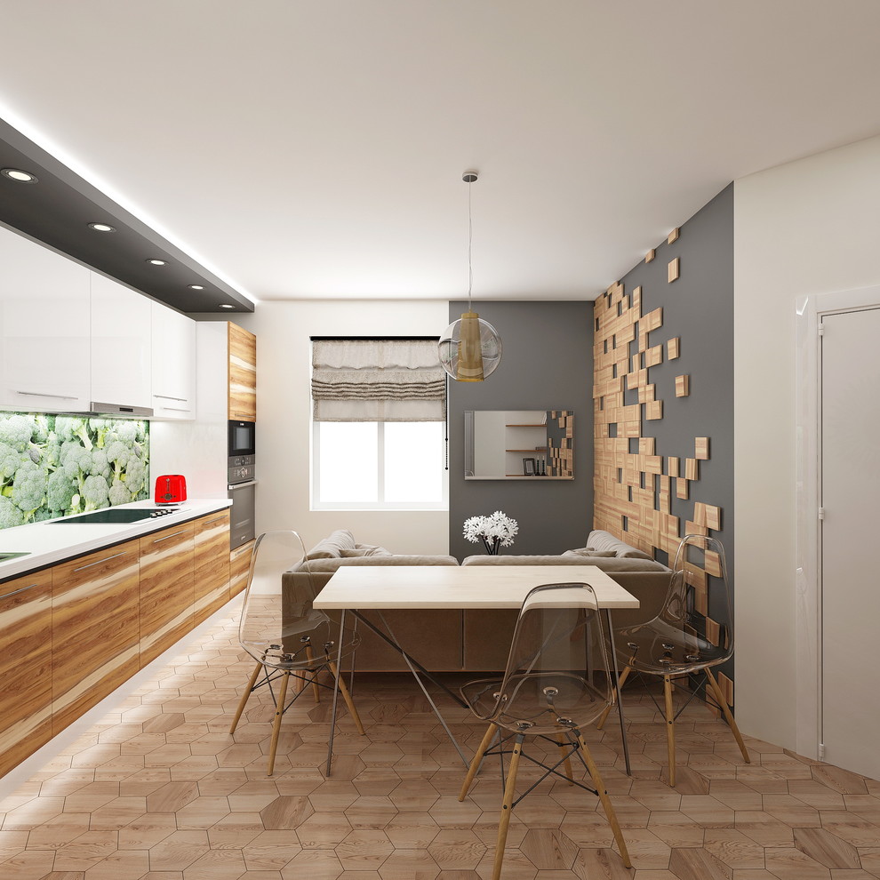 Проект однокомнатной квартиры на улице Репищева