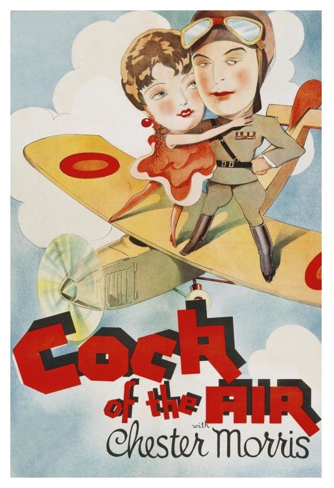 "Vintage Film Posters: Cock of the Air" Paper Art, 14"x20"