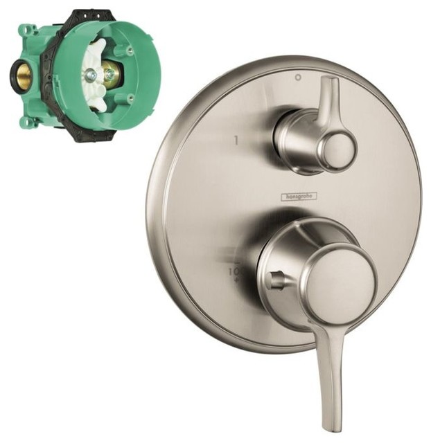 Hansgrohe, Shower Valve Trim, 6.5"x13"x11" Transitional Tub And Shower Parts by Bath1