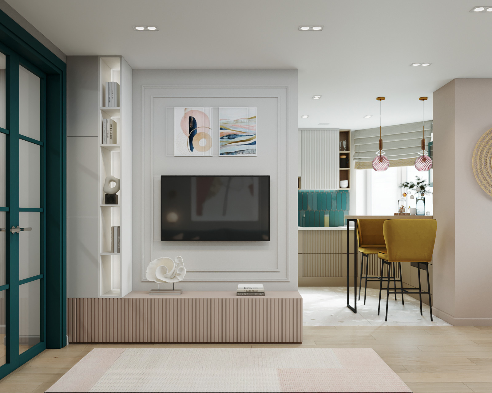 Трехкомнатная квартира на Римской