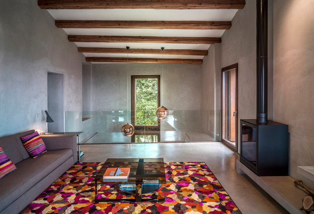 Villa CP contemporary-vardagsrum