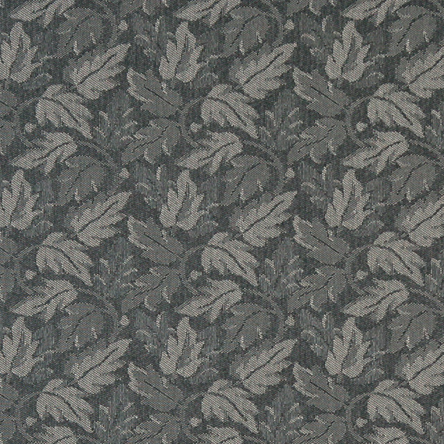 Grey Leaf Floral Heavy Duty Crypton Fabric By The Yard Contemporary