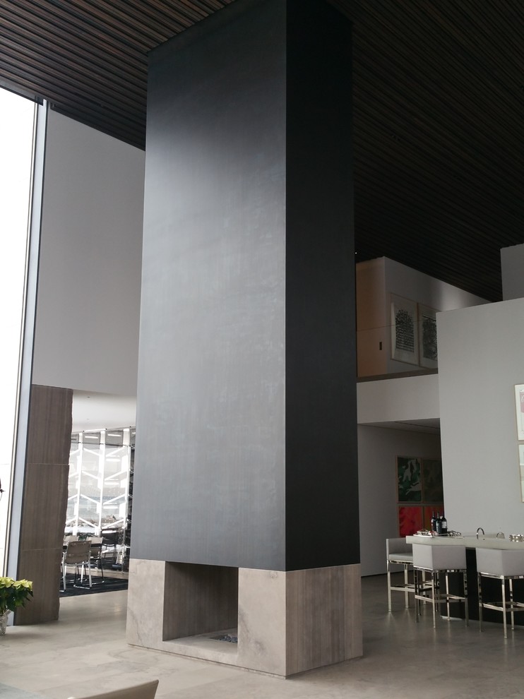 Example of a trendy home design design in Toronto