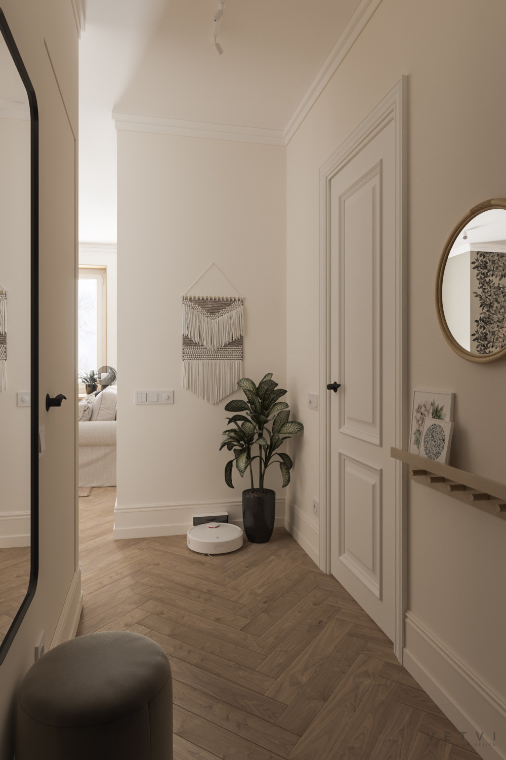 Квартира в Нижнем Новгороде с лесными акцентами | Площадь 42м²