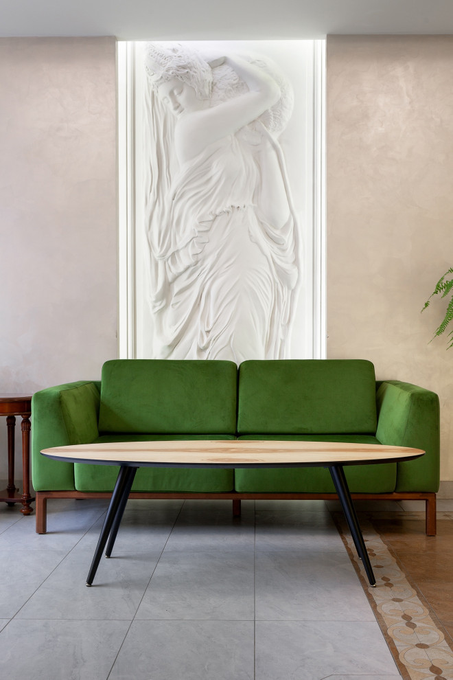 Столик в стиле сканди