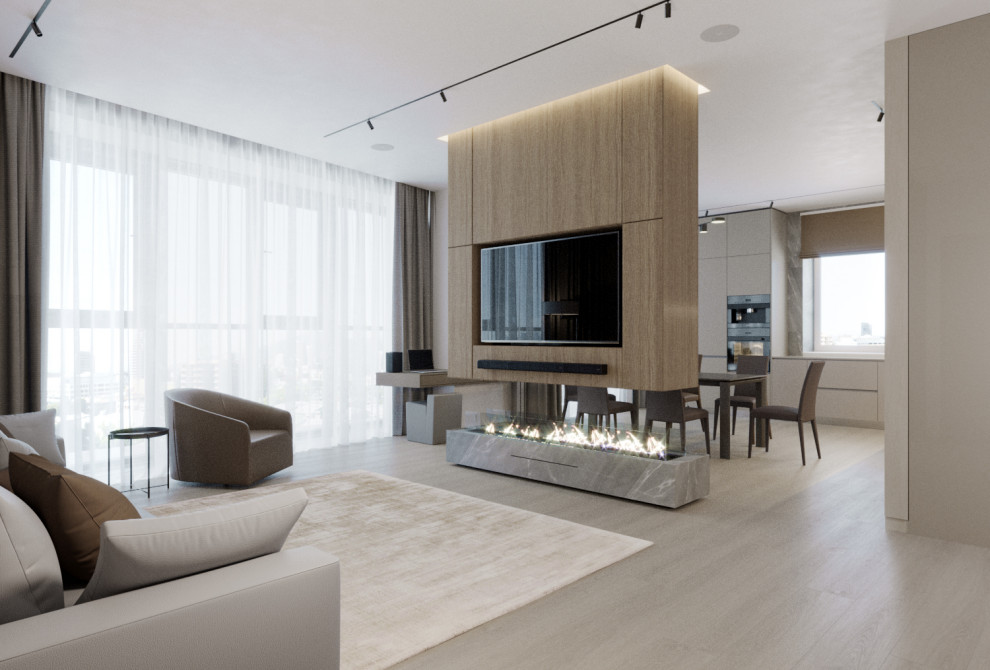 Гостиная-кухня