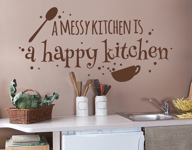 KEEP CALM AND DRINK TEA Kitchen//Dining Room//Cupboard Wall Art Sticker Small