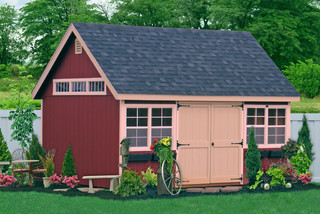 12x16 garden wooden shed from pa - traditional - shed