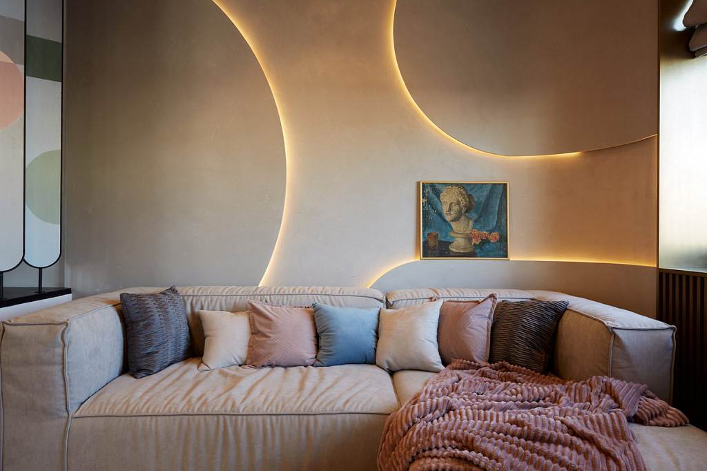 Кухня-гостиная 55м2 "Дачный ответ"