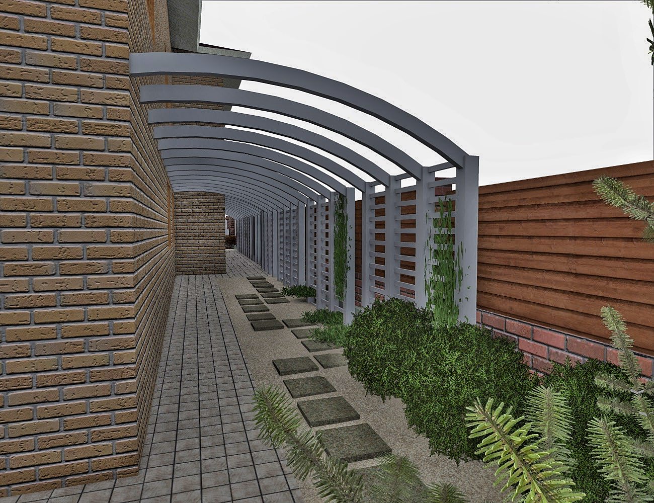 Ландшафтный дизайн в п. Ново-Разводная (Иркутск)