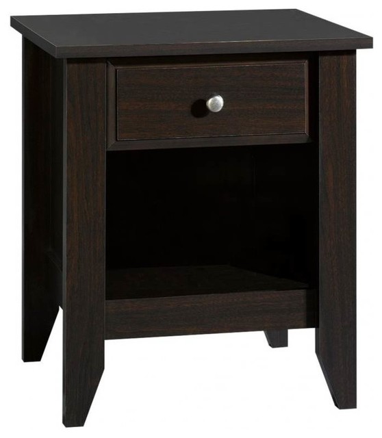 Nightstand in Matte White Finish Kids Nightstands by ShopLadder