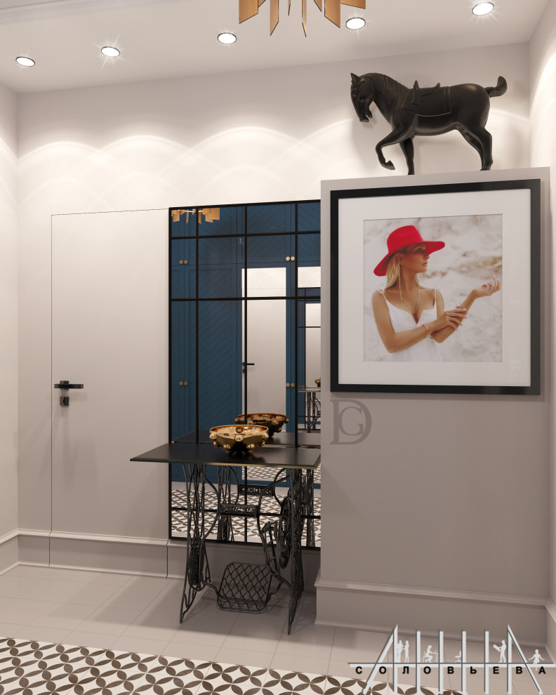 Interior design of a residential flat at Moscow