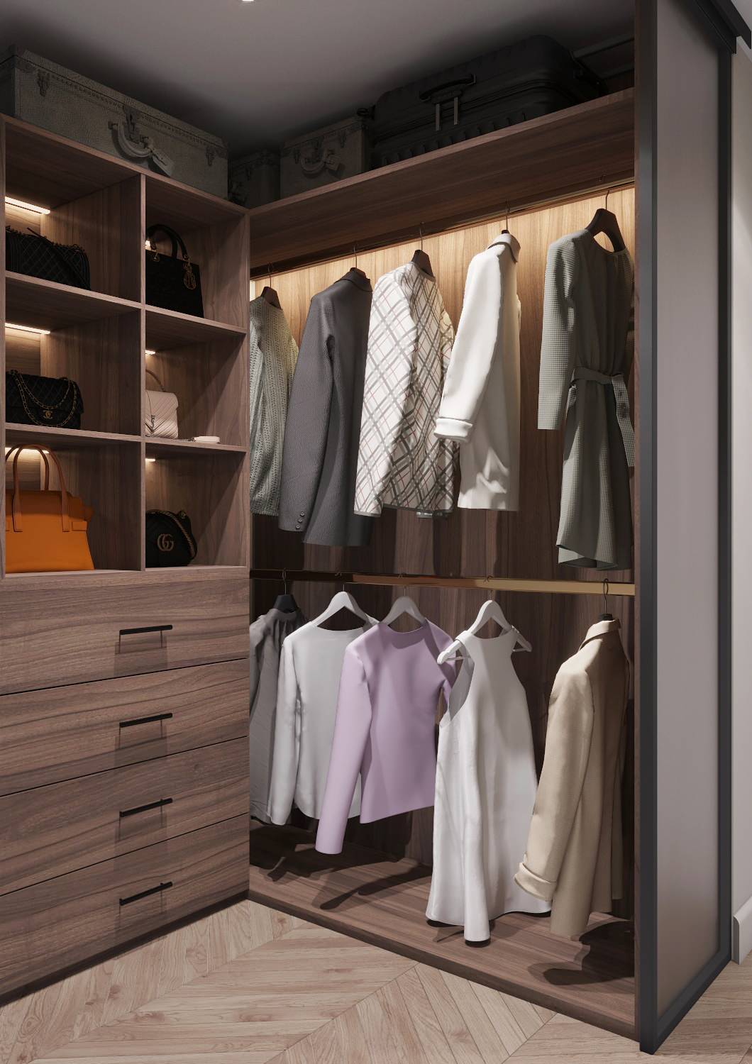 Проект квартиры 76 кв.м. 2022г.