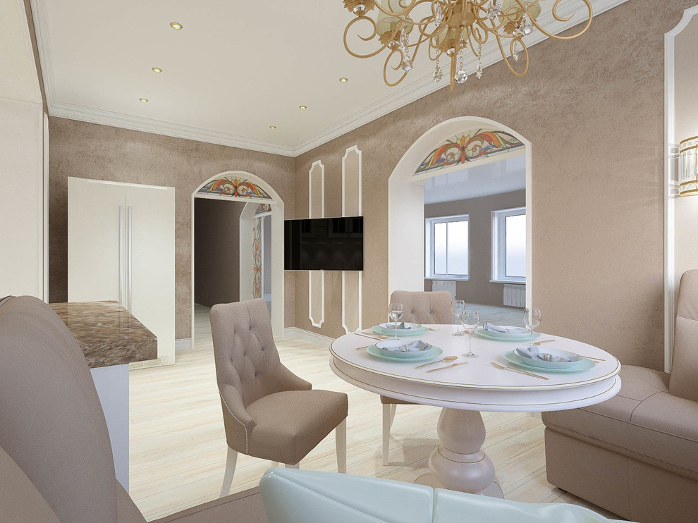 Дом в кофейных оттенках с мятой