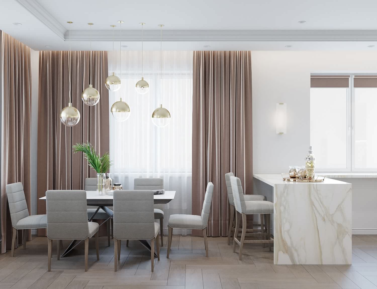 Трех комнатная квартира для успешной пары