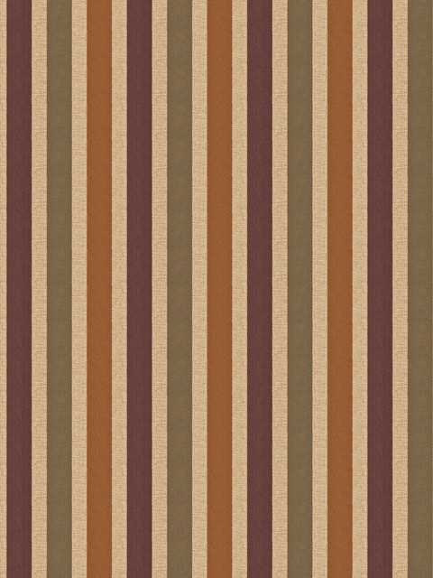 Hazel Natural Linen Bronze Burgundy Jacquard Pattern Stripes C Upholstery Fabric